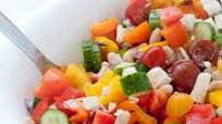 Mediterranean Chopped Salad with Cannellini Beans Mediterranean Chopped Salad with Cannellini Beans