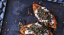 Baked Sweet Potatoes with Shredded Beef and BBQ Savory Seeds Baked Sweet Potatoes with Shredded Beef and BBQ Savory Seeds