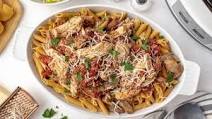 Slow Cooker Balsamic Chicken Pasta Slow Cooker Balsamic Chicken Pasta