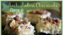 Peach Praline Cheesecake Bars Peach Praline Cheesecake Bars