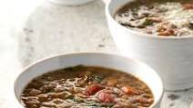 Pressure-Cooker Lentil and Sausage Soup Pressure-Cooker Lentil and Sausage Soup