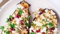 Mediterranean Stuffed Eggplant (Vegetarian) Mediterranean Stuffed Eggplant (Vegetarian)