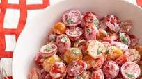 Cherry Tomato & Basil Salad Cherry Tomato & Basil Salad