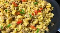 Easy Cheeseburger Skillet Macaroni Easy Cheeseburger Skillet Macaroni