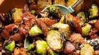 Air Fryer Crispy Brussels Sprouts & Bacon Air Fryer Crispy Brussels Sprouts & Bacon