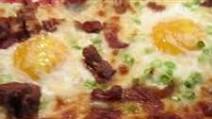 Egg Breakfast Pizza Egg Breakfast Pizza