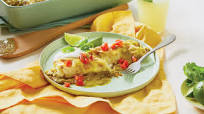 Creamy Poblano-Chicken Enchiladas Creamy Poblano-Chicken Enchiladas