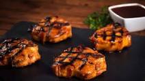 Porterhouse Pork Chops with Sweet Honey Glaze Porterhouse Pork Chops with Sweet Honey Glaze