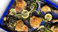 Sheet-Pan Chicken with Ramps, Lemon and Garlic Recipe Sheet-Pan Chicken with Ramps, Lemon and Garlic Recipe