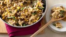 Corn and Green Bean Beef Stroganoff Corn and Green Bean Beef Stroganoff