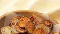 Oven-Baked Garlic-Herb Potato Chips Oven-Baked Garlic-Herb Potato Chips
