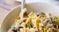 One Skillet Ground Beef Stroganoff One Skillet Ground Beef Stroganoff