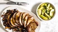 Cider-Roasted Pork Loin With Pickled Apples and Chiles Cider-Roasted Pork Loin With Pickled Apples and Chiles