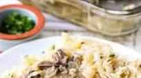 Pork and Sauerkraut Bake Pork and Sauerkraut Bake