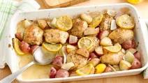 Lemon Chicken with Potatoes Lemon Chicken with Potatoes