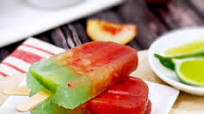 Layered Margarita Popsicles Layered Margarita Popsicles