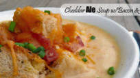 Cheddar Ale Soup with Bacon & Croutons Cheddar Ale Soup with Bacon & Croutons