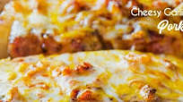 Cheesy Garlic and Brown Sugar Pork Chops Cheesy Garlic and Brown Sugar Pork Chops