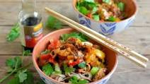 Kung Pao Stir-Fry Chicken and Noodle Bowls Kung Pao Stir-Fry Chicken and Noodle Bowls