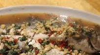 Thai Steamed Sea Bass With Lime and Garlic Sauce Thai Steamed Sea Bass With Lime and Garlic Sauce