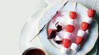 Strawberry kebabs Strawberry kebabs