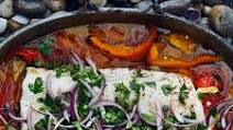 Slow-Roasted Cod with Bell Peppers and Capers Recipe Slow-Roasted Cod with Bell Peppers and Capers Recipe