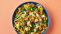 Greek-Style Pork Pasta with Oregano and Feta Greek-Style Pork Pasta with Oregano and Feta