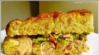 Italian Turkey Broccoli Focaccia Sandwich Italian Turkey Broccoli Focaccia Sandwich