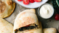 EASY VEGAN CALZONES EASY VEGAN CALZONES