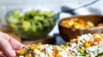 Easy Vegetarian Tostadas Easy Vegetarian Tostadas