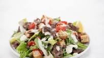 Steak House Caesar Salad with basil ciabatta croutons Steak House Caesar Salad with basil ciabatta croutons