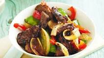 Beef and black bean stir-fry Beef and black bean stir-fry