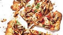 Cracker-Crust Mushroom Pizza Cracker-Crust Mushroom Pizza