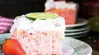 Strawberry Margarita Poke Cake Strawberry Margarita Poke Cake