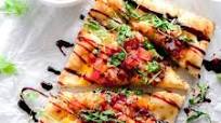 Vegan Bruschetta and Arugula Flatbread Pizza with a Balsamic Glaze Vegan Bruschetta and Arugula Flatbread Pizza with a Balsamic Glaze