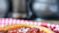 Individual Deep Dish Sausage and Pepper Pizzas Individual Deep Dish Sausage and Pepper Pizzas