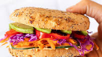 Hummus & Veggie Bagel Sandwich Hummus & Veggie Bagel Sandwich