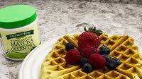 Vegan Matcha Waffles Vegan Matcha Waffles