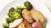 Lemon-Caper Black Cod with Broccoli & Potatoes Lemon-Caper Black Cod with Broccoli & Potatoes