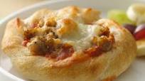 Individual Sausage-Breadstick Pizzas Individual Sausage-Breadstick Pizzas