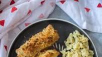 Hummus Crusted Salmon with Panko Hummus Crusted Salmon with Panko