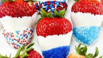 Red, White & Blue Chocolate Covered Strawberries Red, White & Blue Chocolate Covered Strawberries
