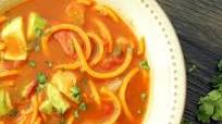 Mexican “Sweet Potato Fideos” Soup with Avocado Mexican “Sweet Potato Fideos” Soup with Avocado