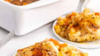 Baked Chicken Thighs with Chickpeas and Tomatoes Baked Chicken Thighs with Chickpeas and Tomatoes
