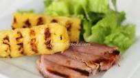 Grilled Pineapple and Ham Steak Grilled Pineapple and Ham Steak