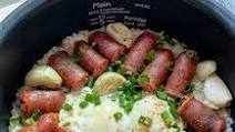 Garlic Rice with Chinese Sausage Garlic Rice with Chinese Sausage