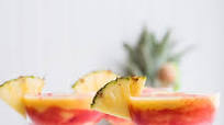 Raspberry Swirl Pineapple Mango Margaritas Raspberry Swirl Pineapple Mango Margaritas