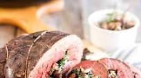 Mushroom and Spinach Stuffed Beef Heart Mushroom and Spinach Stuffed Beef Heart