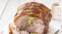 Slow-roasted pork shoulder with leeks, apricots & thyme Slow-roasted pork shoulder with leeks, apricots & thyme