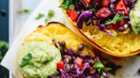 Spaghetti Squash Burrito Bowls Spaghetti Squash Burrito Bowls